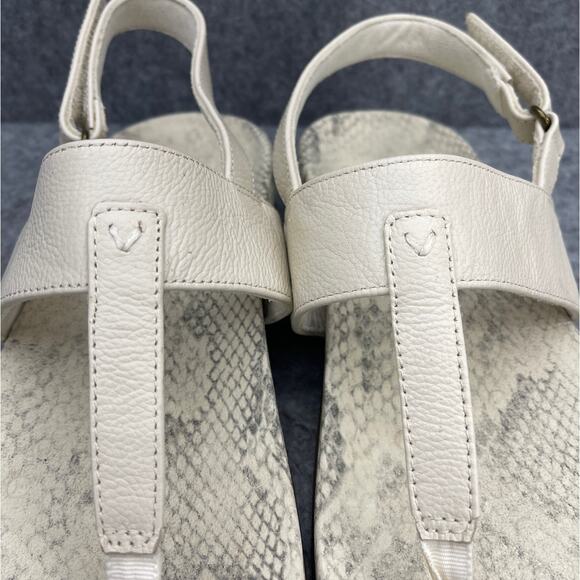 Vionic Tala White Leather T Strap Comfort Sling Back Sandal Women 9M/41 - Picture 11 of 11